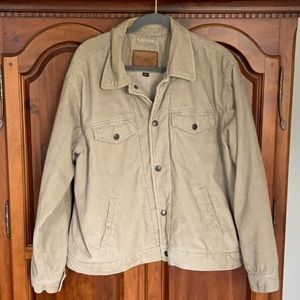 Sonoma Fleece Lined Snap Front Corduroy Jacket